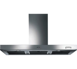 Smeg Symphony KS110XE Chimney Cooker Hood - Stainless Steel